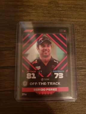 🏎 Sergio Perez Off-The-Track Trading Card 🏎